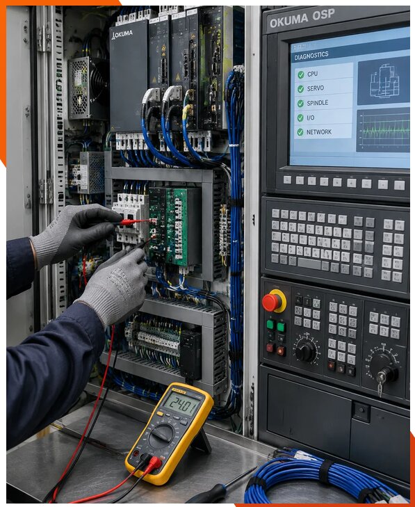 Ремонт систем ЧПУ Okuma OSP в Сарапуле